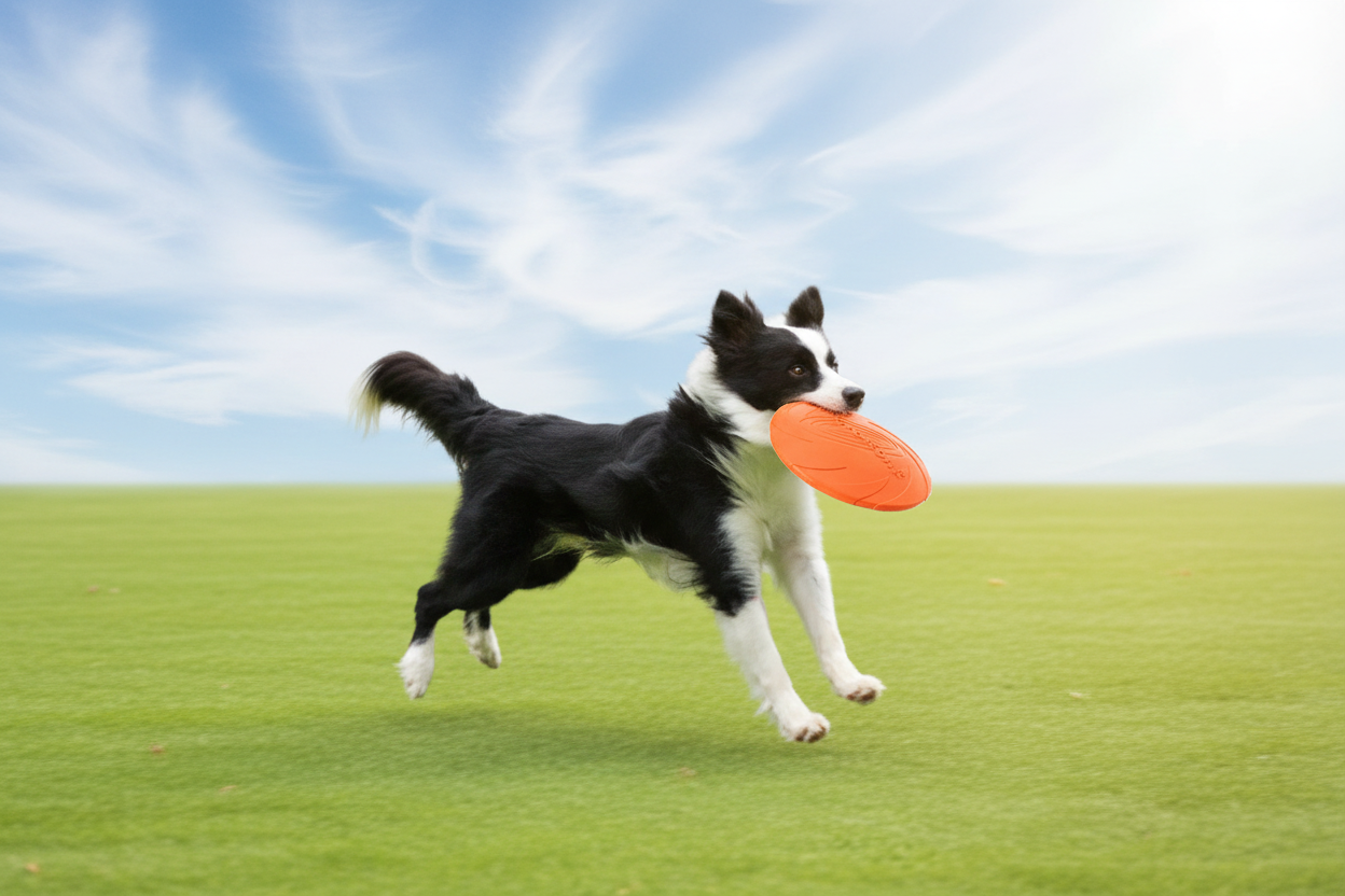 Border Collie Frisbee Hero Banner