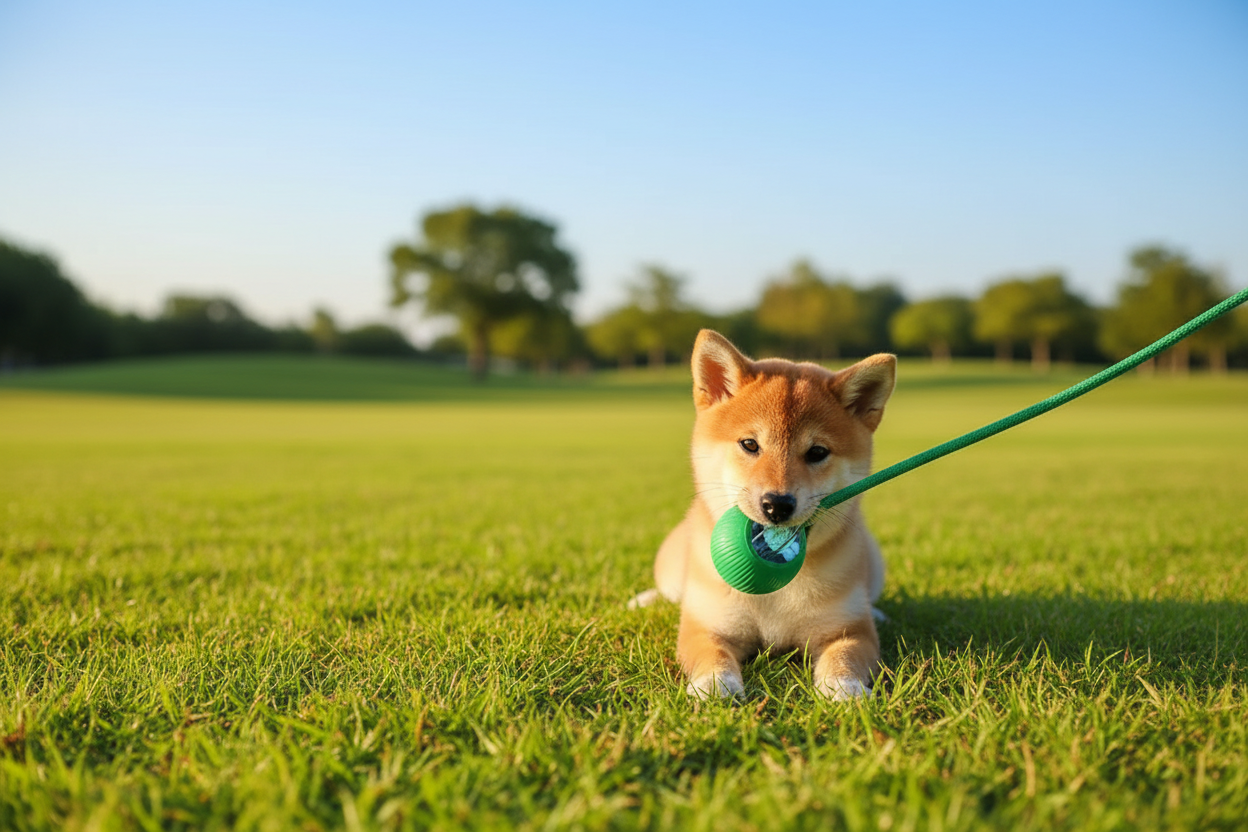Dog Toy Ball - Outdoor Background